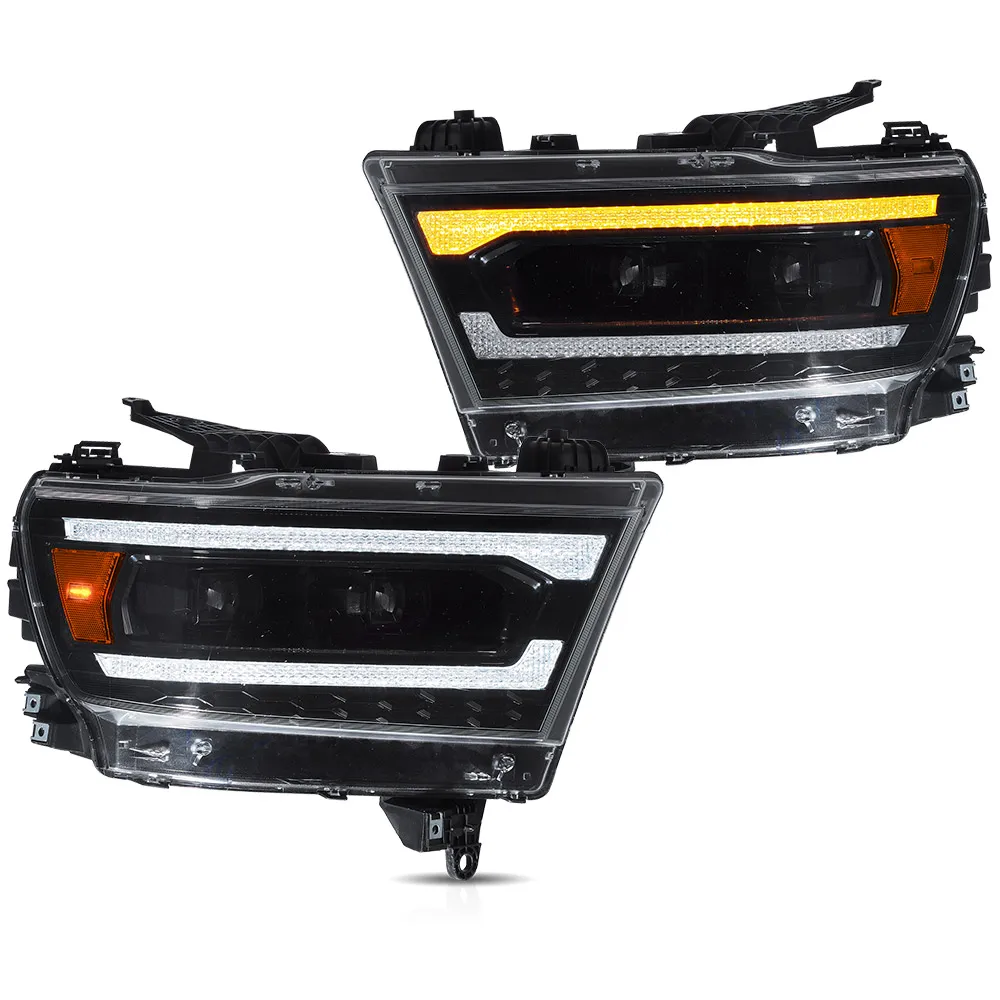 19-24 Ram 1500 VLAND Volledige LED Koplampen Set met DRL Sequentiële Richtingaanwijzer Plug and Play