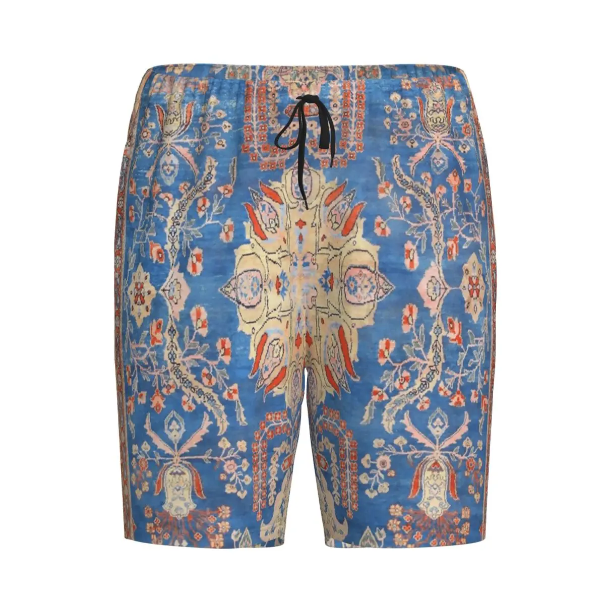 

Мужские пижамные шорты с принтом в стиле персидского ковра Султанабад, для сна и отдыха