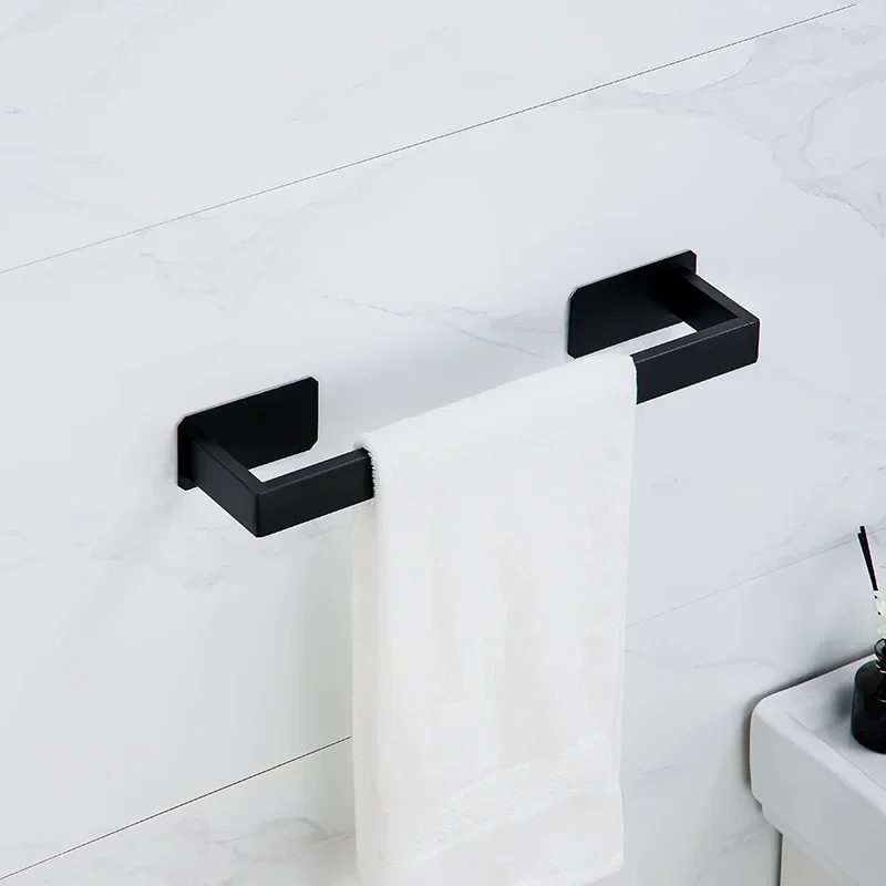 Set di mensole per bagno senza foratura supporto per carta igienica in acciaio inossidabile gancio per portasciugamani accessori Hardware per il bagno autoadesivi