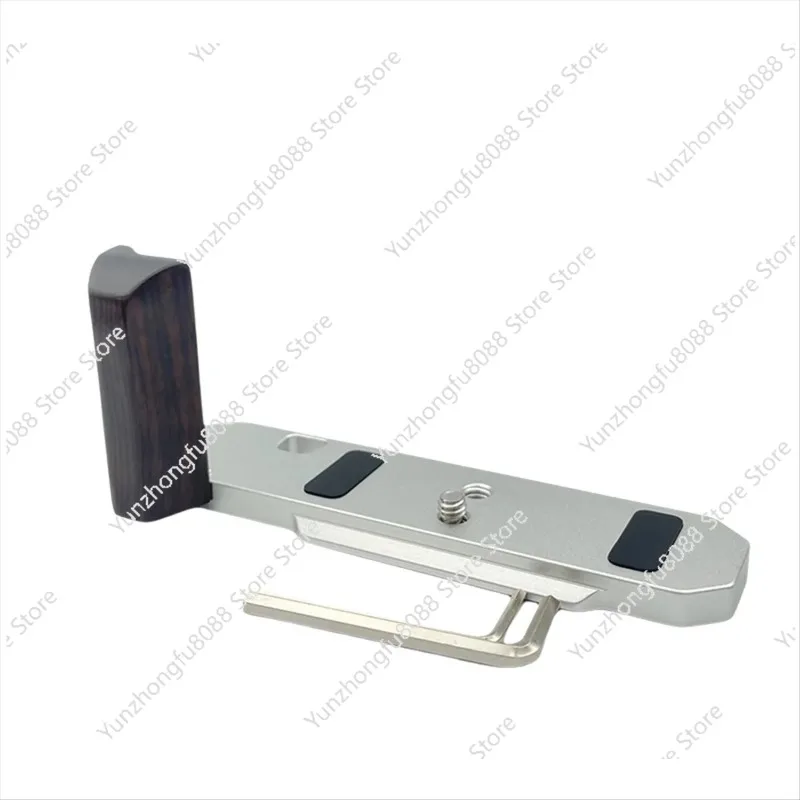 

Quick Release L Plate Base Wooden Grip Handle for N Camera FM FM2 FM3A FE2 Camera Accessories Silver
