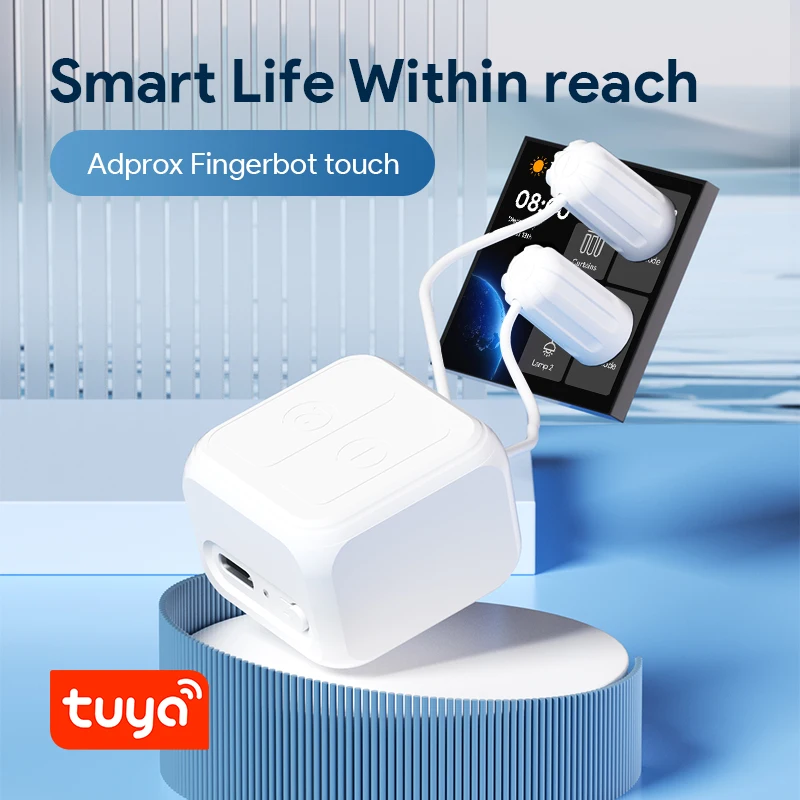 

Touchscreen Finger Robot Smart Switch Home Automation Doodle Bluetooth Type-C Charging Intelligent Home Control Device