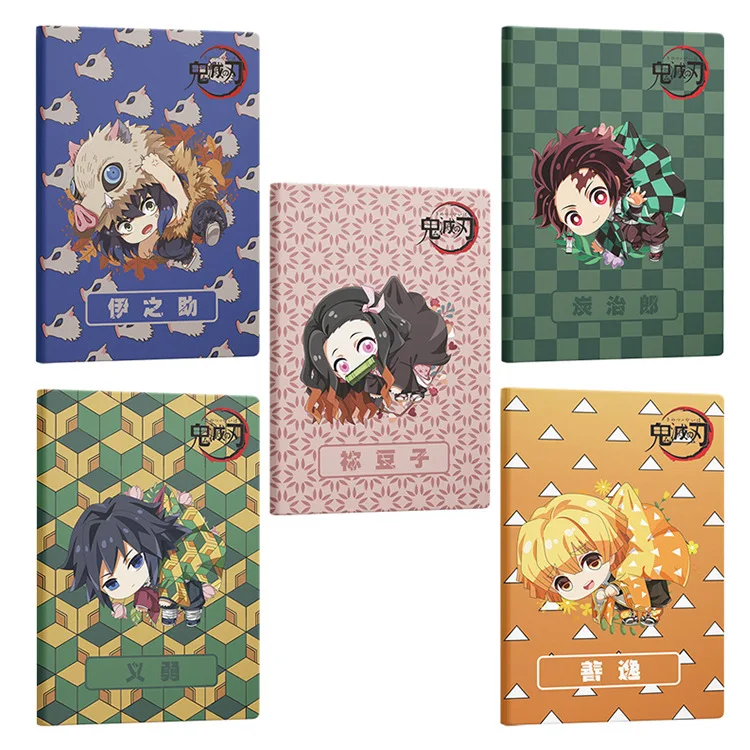 

Demon Slayer Notebook Kamado Tanjirou Kamado Nezuko Student Classroom Notebook Blood Cartoon Anime Peripheral School Supplies