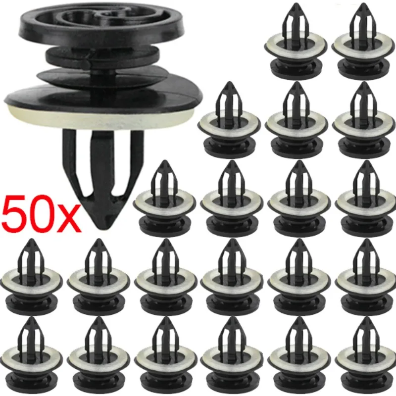 Car Door Panel Buckle Push Card Clips Auto Rivets Inner Molding Upholstery Fastener Suitable for Audi Volkswagen OE: 8E0-868-243