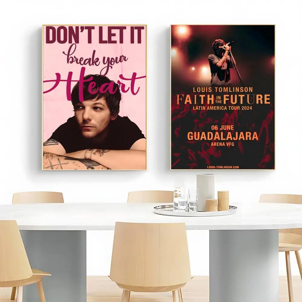 Louis Tomlinson Poster Wall Art Print Decorative Mural Home Decor Gift Unframed