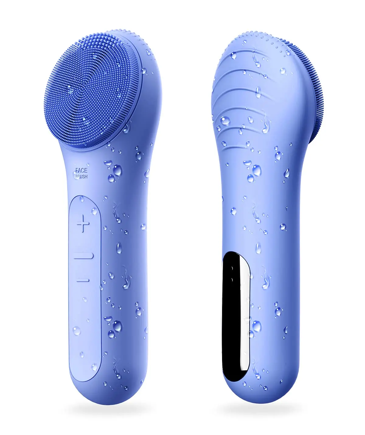 

Waterproof Rechargeable Electric Face Scrubber for Men & Women, Cleansing Exfoliating Massaging - Blue