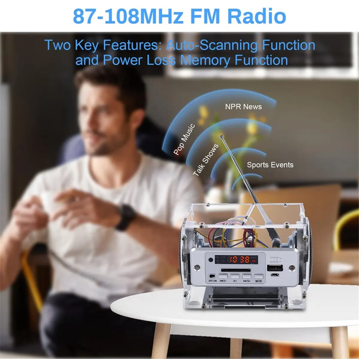

Набор для самостоятельной сборки Bluetooth-колонки A73T, комплект для отработки навыков пайки с мини-стереоусилителем звука USB и аккумулятором, для DIY-проектов, вилка стандарта США