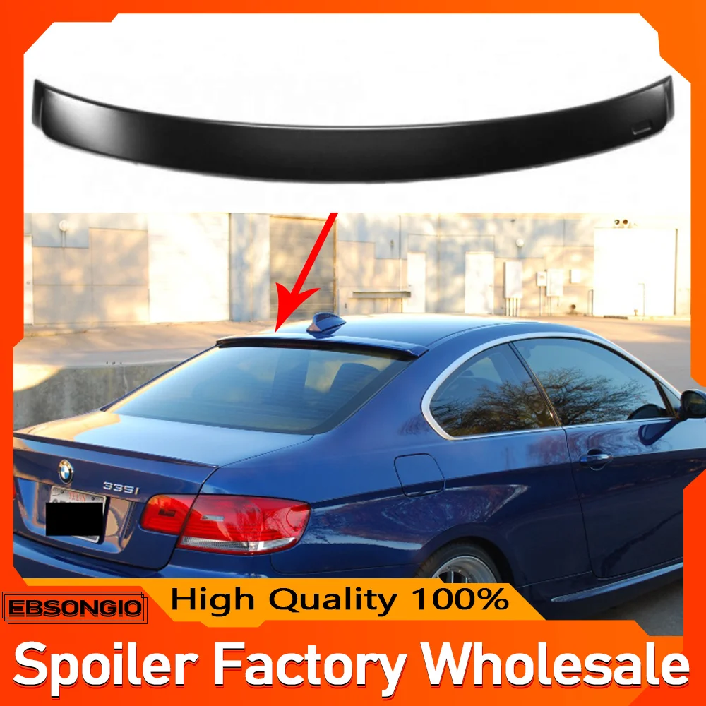 

For 2007-2013 BMW E92 Coupe AC-S Style ABS Matte Black Roof Spoiler Wing 3 Series E92 ABS Rear Window Spoiler