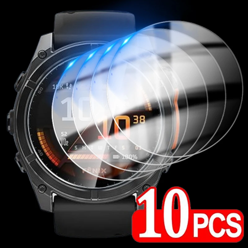 For Garmin Tactix 8 47MM 51MM Tempered Glass Screen Protector Anti-scratch HD Clear Protective Cover Films For Tactix8