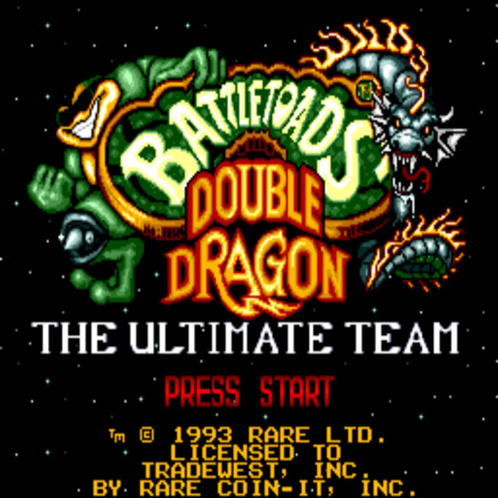 Battletoads And Double Dragon 16bit MD Game Card For Sega Mega Drive For Genesis