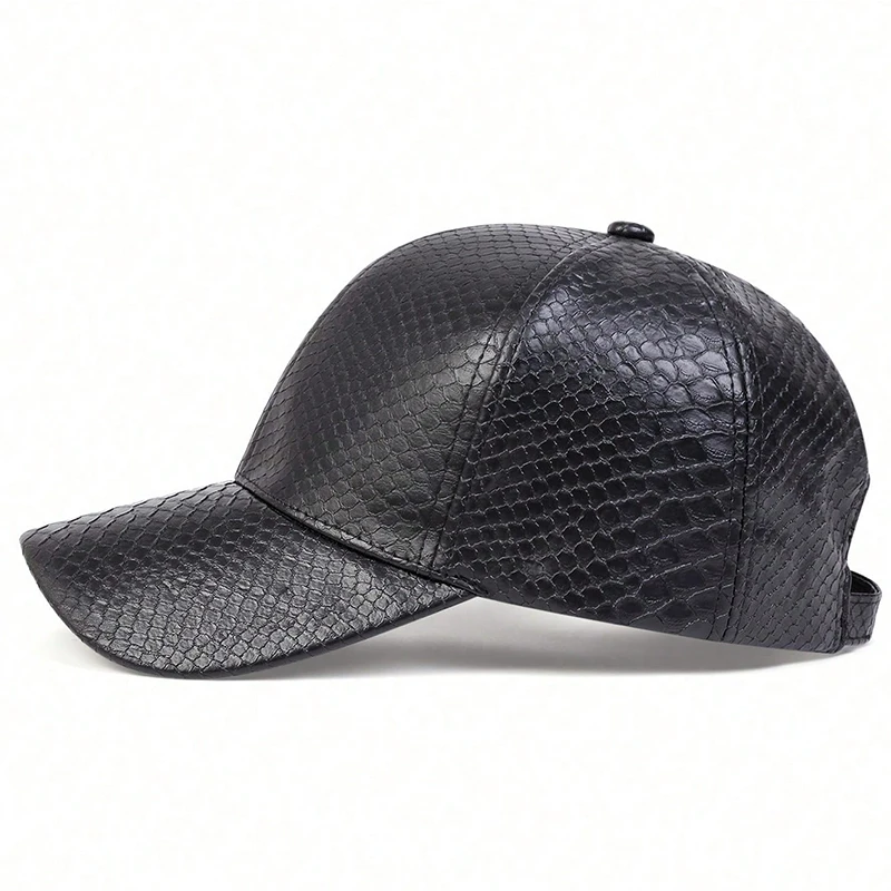 Unisex Crocodile Skin Personality Baseball Caps Spring Autumn Outdoor Adjustable Casual Hats Sunscreen Hat