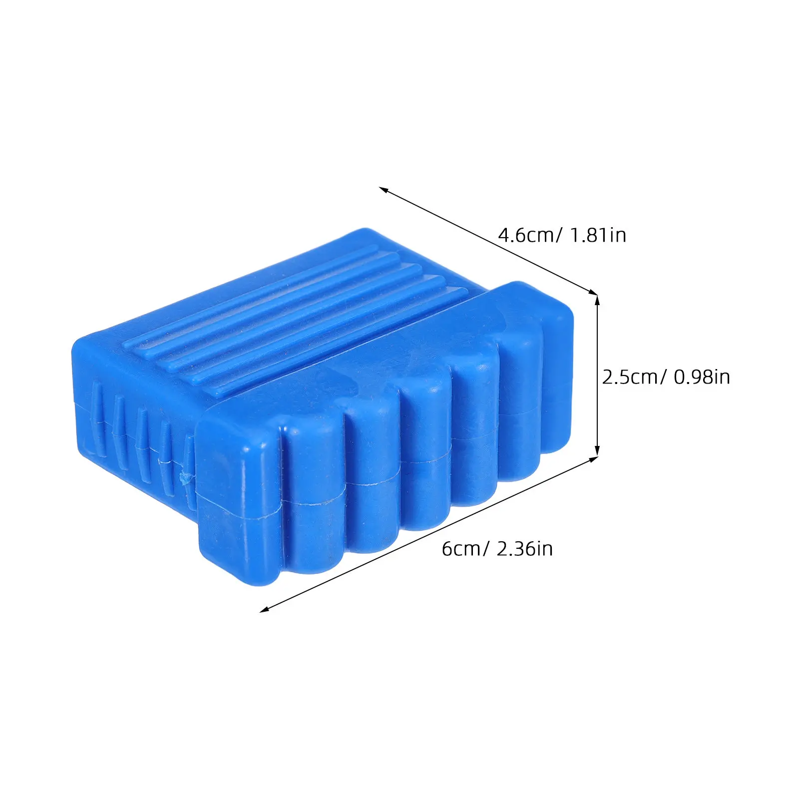 4Pcs Ladder Feet Covers Anti-Slip 2x5.7cm Replacement Pads Protective Ladder Feet Stabilizer Noise Reduction Floor Pads