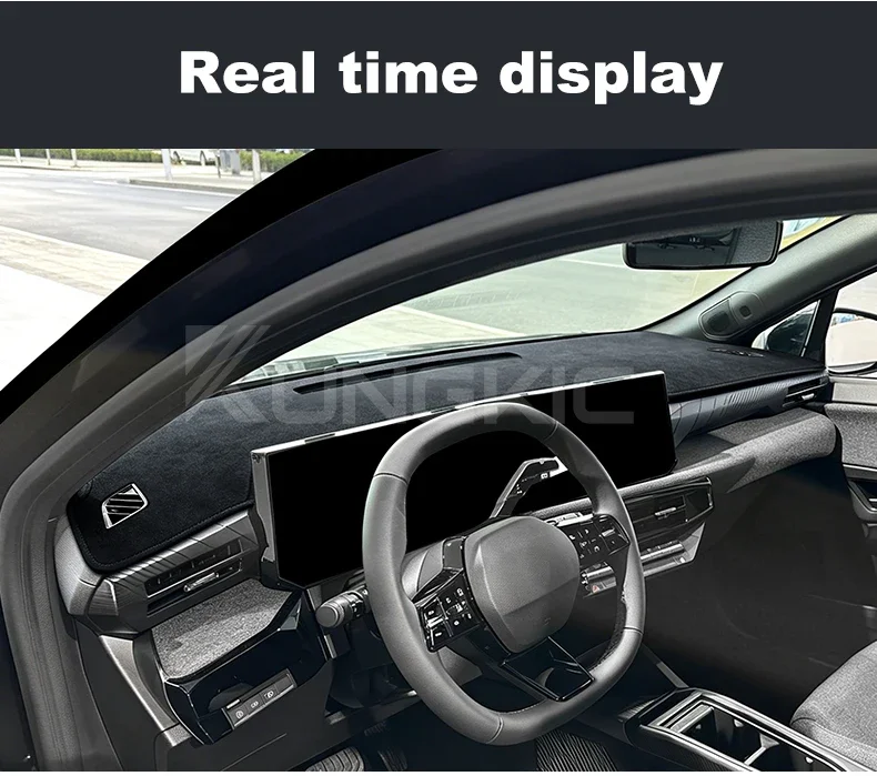 Premium-Flanell-Armaturenbrettauflage für Renault Clio 6 2026, Sommer-Armaturenbrettabdeckung, Lichtschutzmatte, LHD RHD – Detail 7