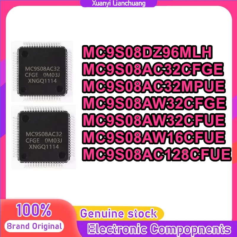 

5PCS MC9S08DZ96MLH MC9S08AC32CFGE MC9S08AC32MPUE MC9S08AW32CFGE MC9S08AW32CFUE MC9S08AW16CFUE MC9S08AC128CFUE in stock