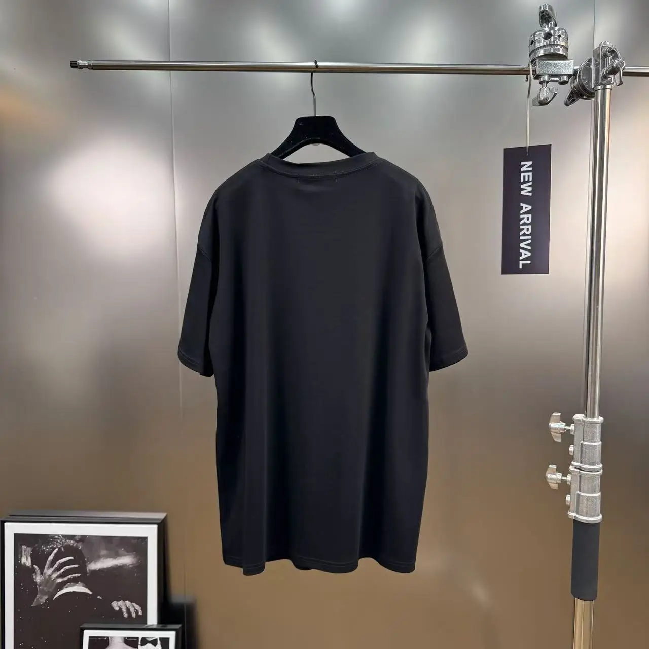 High Street Tees Tshirts Tops Women's New Round Neck Short Sleeved Metal Lazy Style Minimalist Versatile Loose Fitting T-shirt