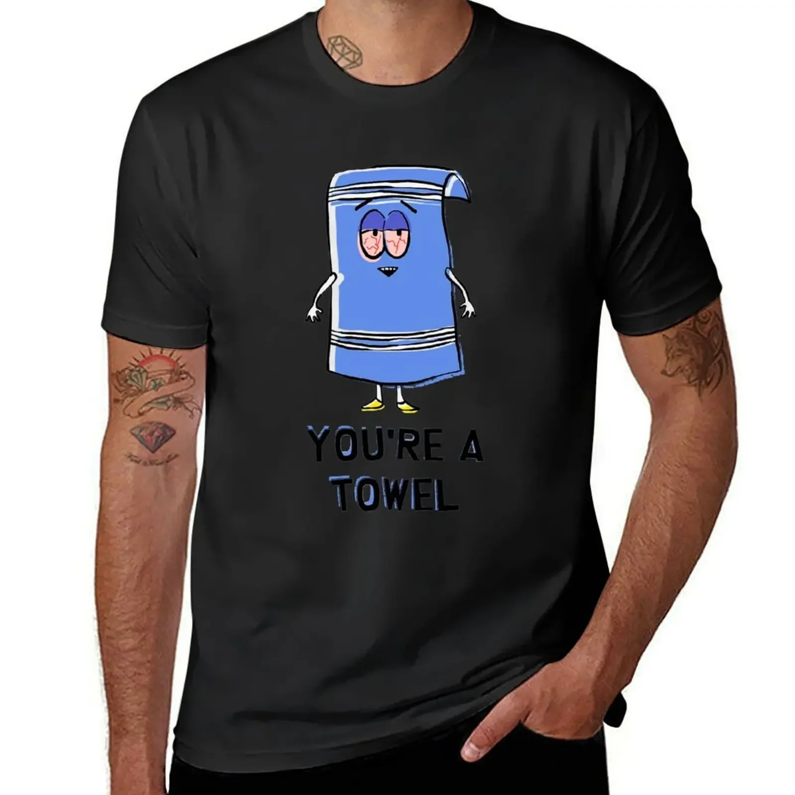

Футболка You Are a Towelie, женская одежда с графическим рисунком, Винтажные Футболки с графическим рисунком для мужчин, хлопок