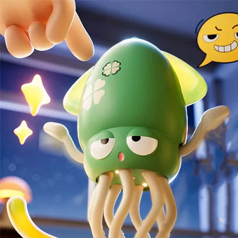 ABWE-Dancing الحيوانات الأليفة الإلكترونية ذات الاستشعار التلقائي مع الموسيقى والضوء، هدية تفاعلية قابلة لإعادة الشحن لتجنب العوائق