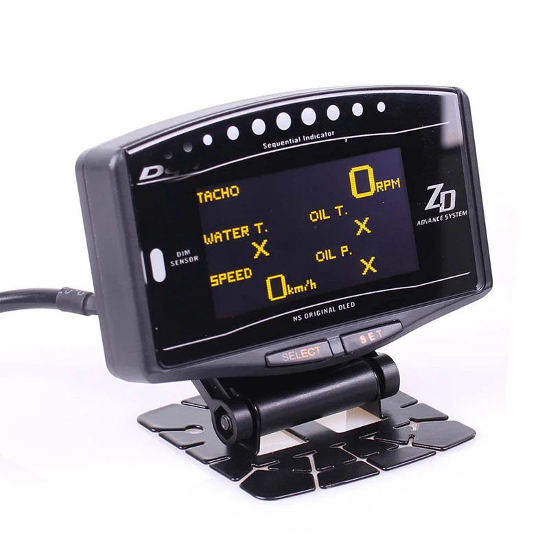 =(Video Show) Full Kit Sports Package 10 in 1 BF CR C2 DEFI Advance ZD Link Meter Digital Auto Gauge With Electronic Sensors