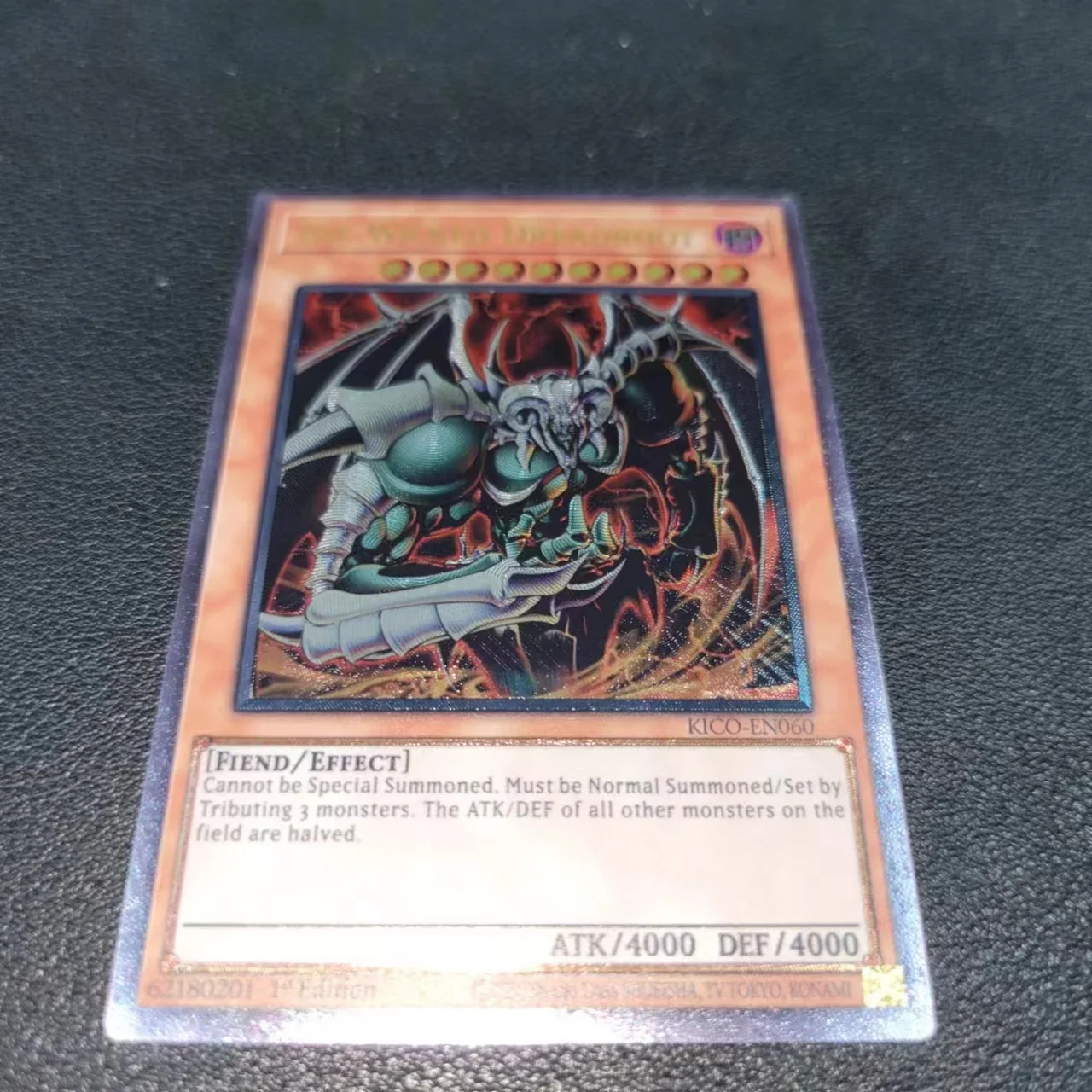 Yu-Gi-Oh UTR RICO-EN060/ The Wicked Dreadroot juguetes de cartas coleccionables de regalo para niños ((personalizable))