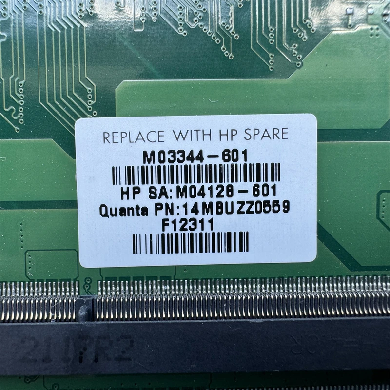 Imagem -04 - Placa-mãe para Laptop hp M03344601 Da0p5gmb6h0 Ryzen7 4700u Slot de Memória Ddr4 100 Testado