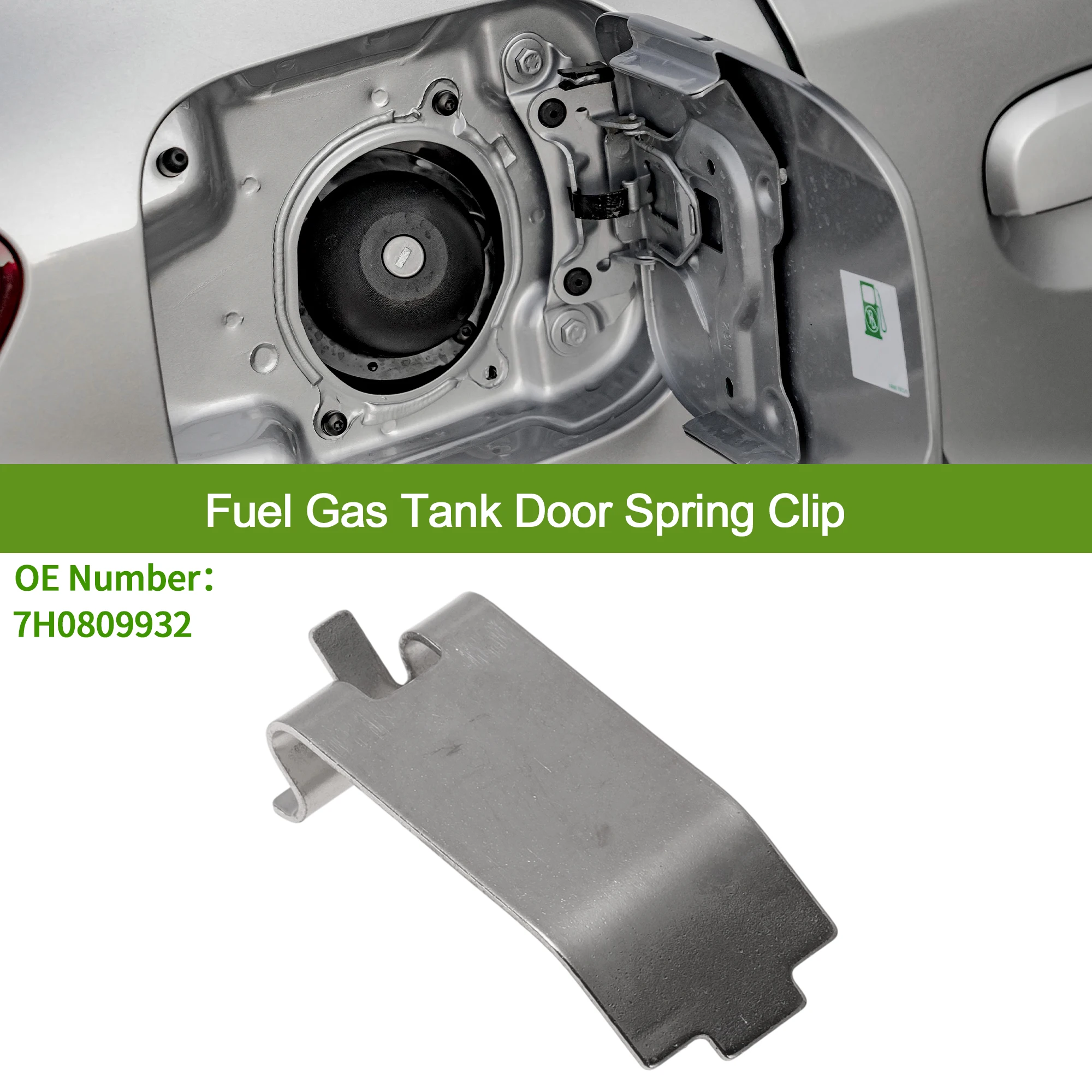 

UXCELL 1 шт. No 7H0809932 Пружинный зажим дверцы топливного бака для Volkswagen Tranporter T5 2003-2019, зажим петли крышки топливной двери люка