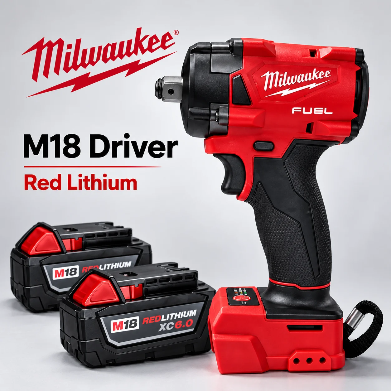 100% New M18 Milwaukee 1/2' Cordless Impact Wrench 3500RPM  650N.m Rust Resistant Shaft Brushless Torque Power Tool