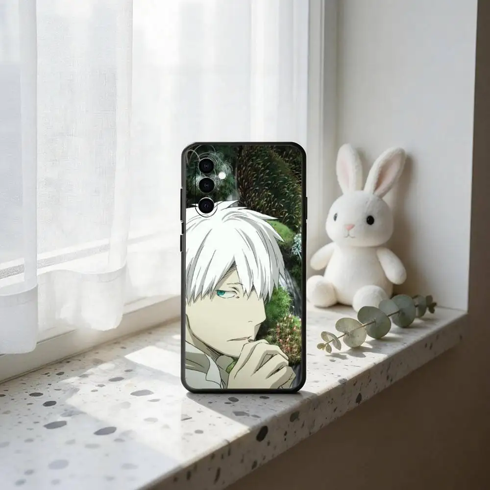 Anime M-Mushishi G-Ginko Phone Case For Samsung Galaxy A73,A72,A71,A70,A53,A52,A51,Others Soft Black Cover view 6