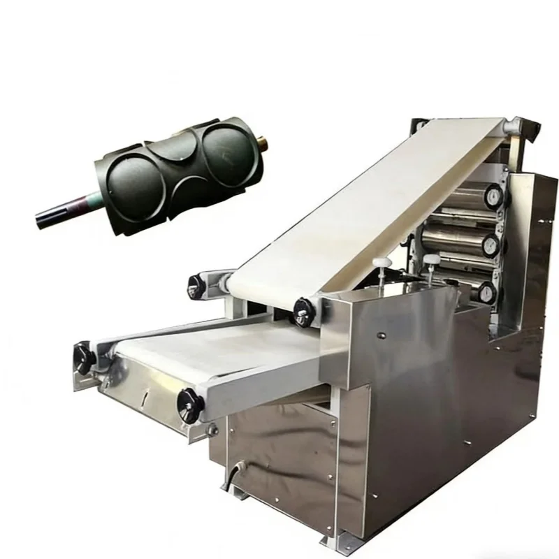Commercial Dough Sheeter Machine For Tortilla, Dumpling Wrapper, Chapati, Pizza, Bread - Stainless Steel Dough Roller