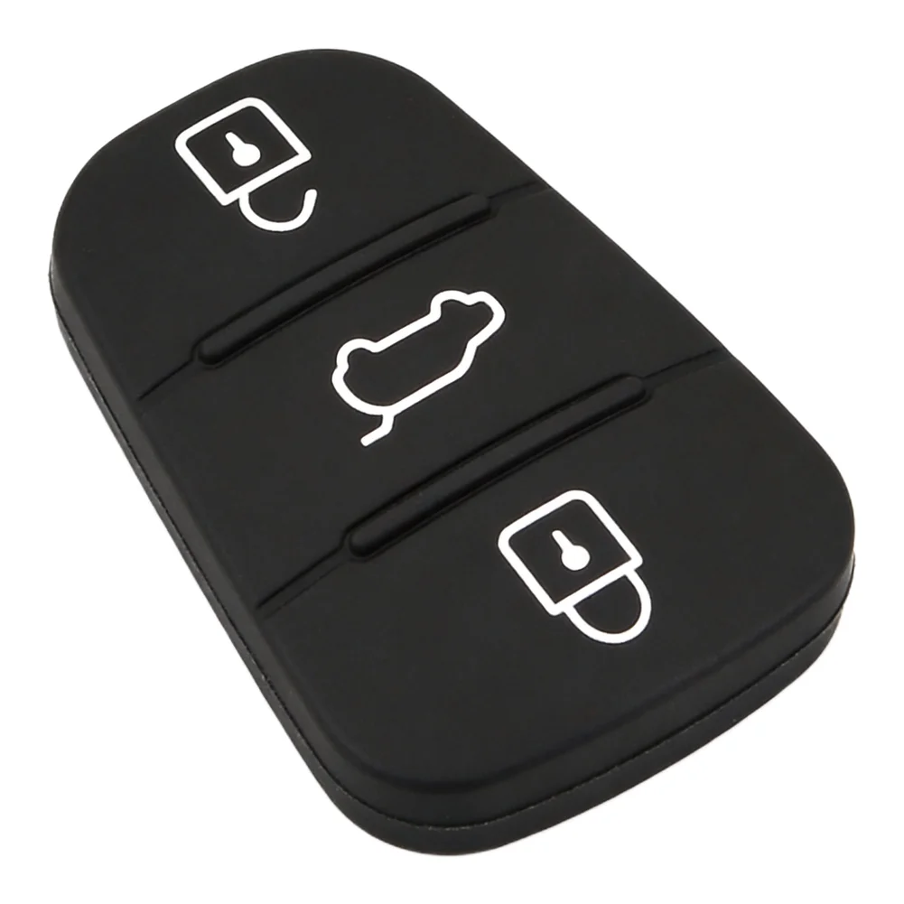 2x Rubber Case Replacement for Remote Car Key with 3 Buttons Fits For Hyundai I10 I20 For I30 and CEE'D 2012 Models