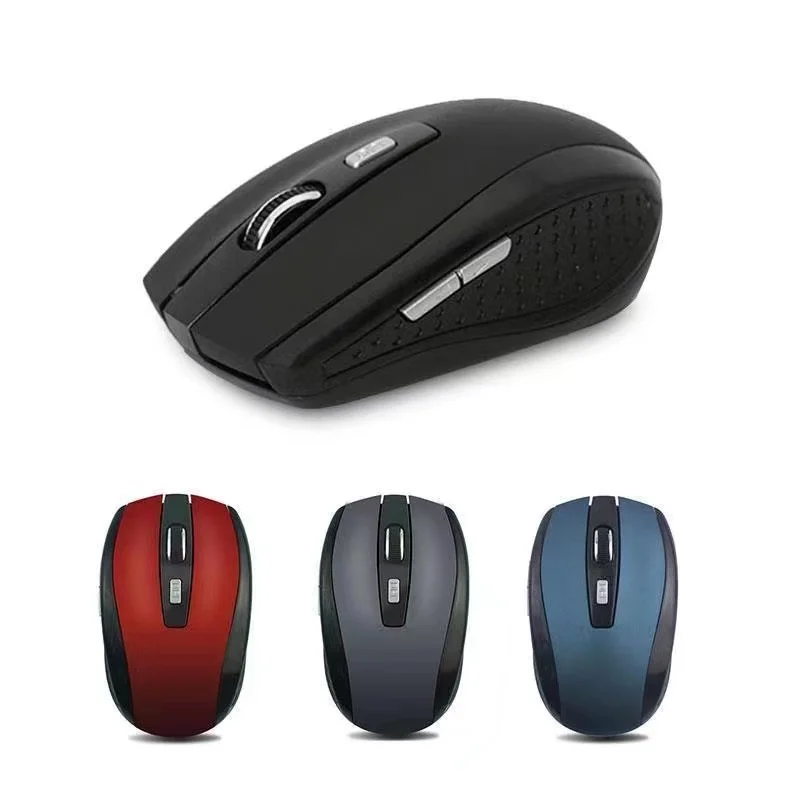 2.4G USB Red Optical Wireless Mouse 6D for Computer Laptop Gaming Mice Ergonomically-designed Wireless Mouse