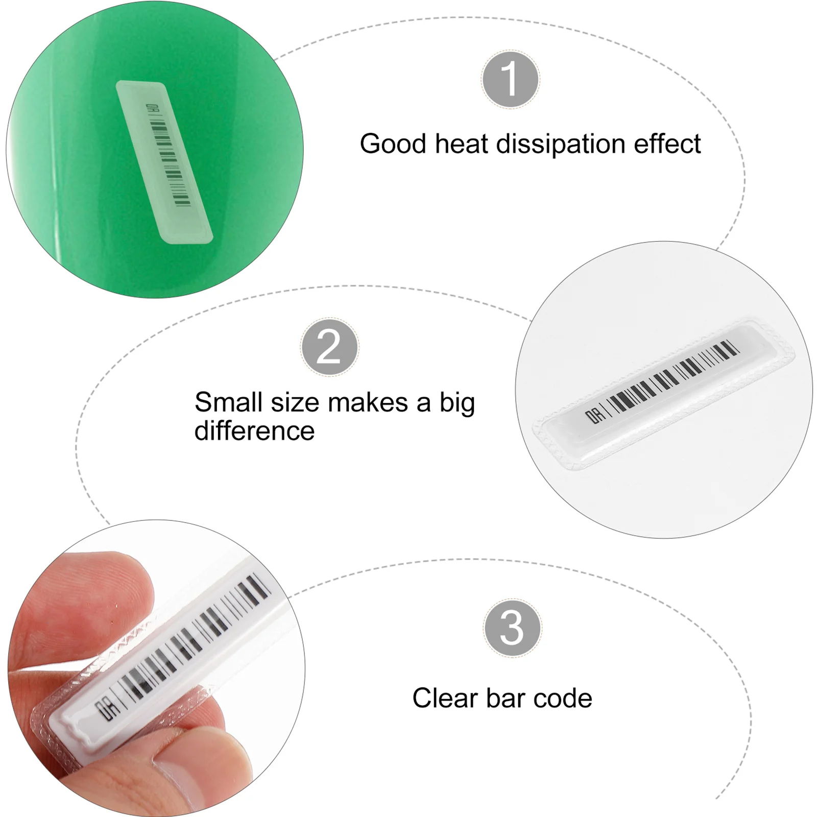 75Pcs Anti-Theft Labels Acoustomagnetic Supermarket Goods Waterproof Sound Tag Suitable for Cosmetics Shampoo Shower Gel