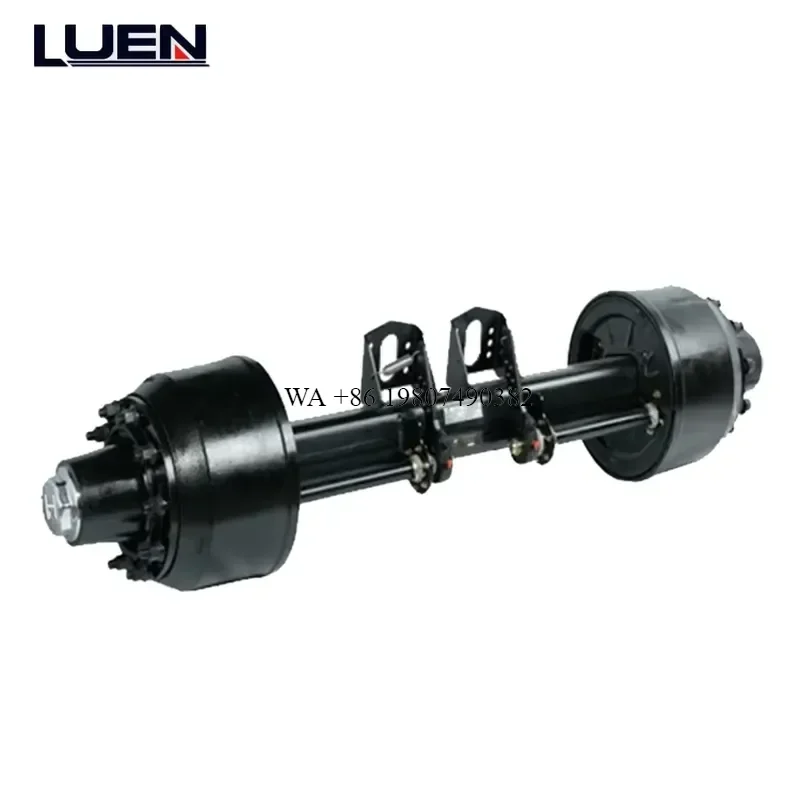 wmwmnu for LUEN High Stability Wear Resistant 12T 14T 16T German Steel Axle for Overland Logistics Flatbed Semi Trailers