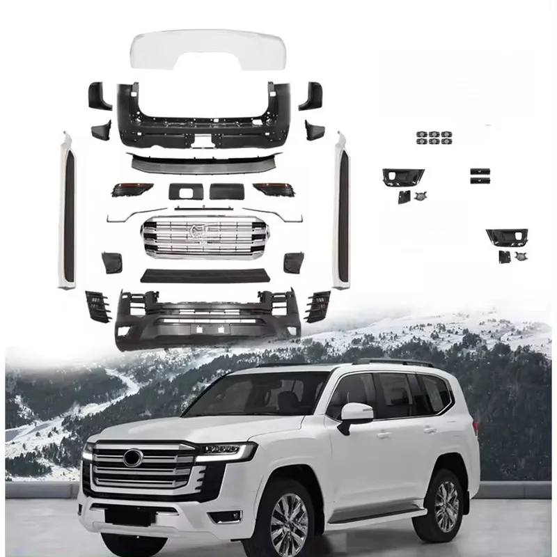 High Quality PP Material High Profile Body Kit Exterior Modification Accessories Bumper Replacement Parts For 2022