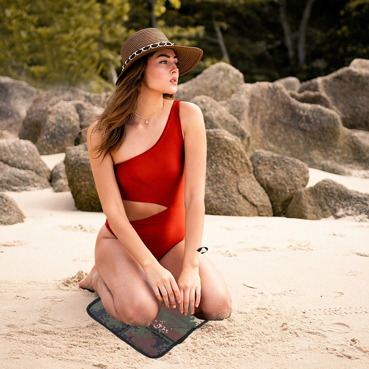 

2Pcs Waterproof Mat Premium Foldable Outdoor Mat for Beach Picnic Lawn Camping Portable Lightweight Travel Gear