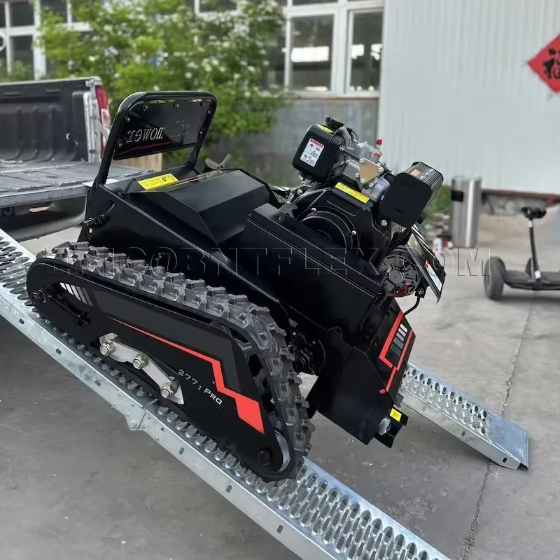 

Cheap Wholesale Riding Automatic zero Turn Crawler Grass Cutter Remote Control Lawn Mower for Garden