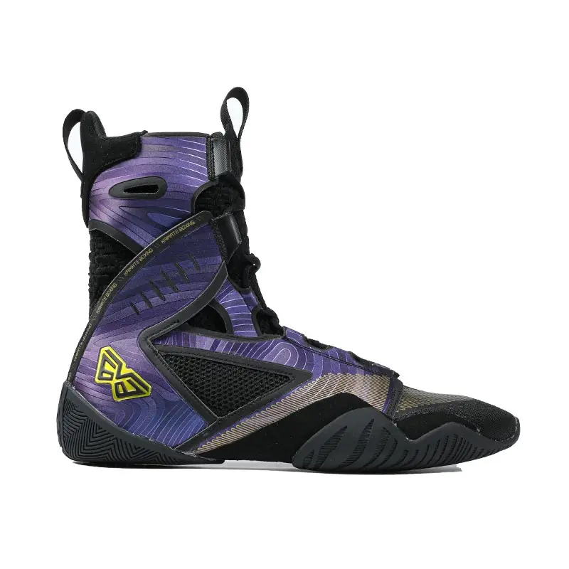 

Mens High Top Boxing Wrestling Shoes Breathable Mesh Training Sports Boots