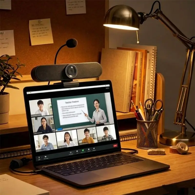 31BA 2K Webcam for Online Classes Meetings and Voice Chats at Your Desk Use