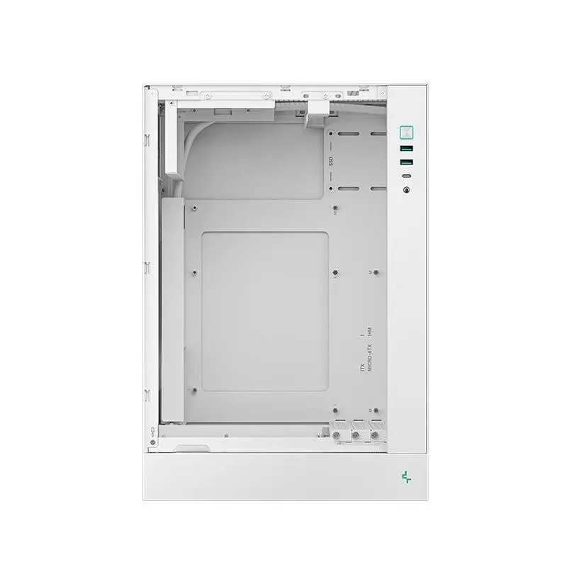 Picture 6: DEEPCOOL CH170 PLUS MATX Vertical Chassis Supports 240 Water Cooling 164mm Air Cooling Type-C Interface White Computer Chassis