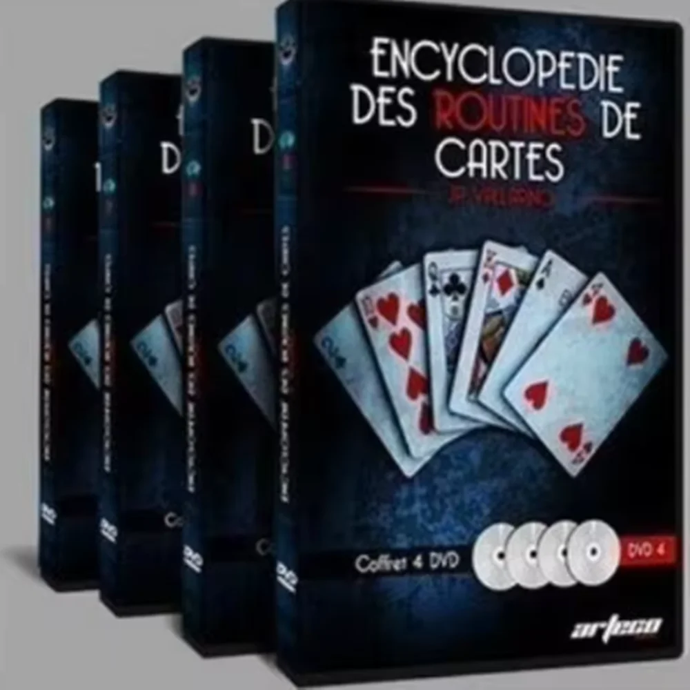 Encyclopedie Des Routines De Cartes by Jean Pierre Vallarino vol.1-4 - Magic Download