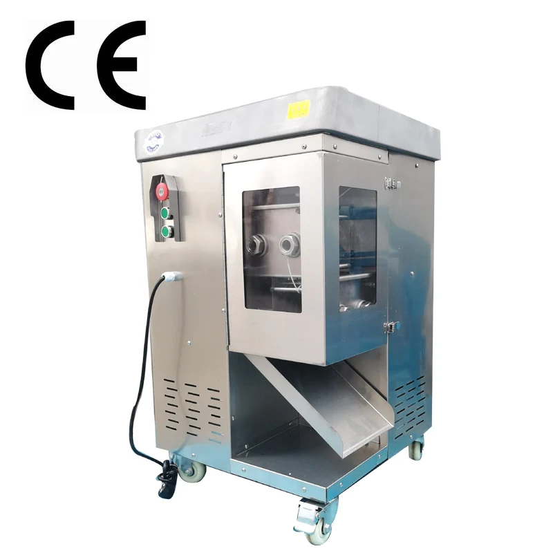 

Automatic Shredded Meat Machine Pork Shred Cutting Machine Beef Strips Cutter Machine With Double Knife Group