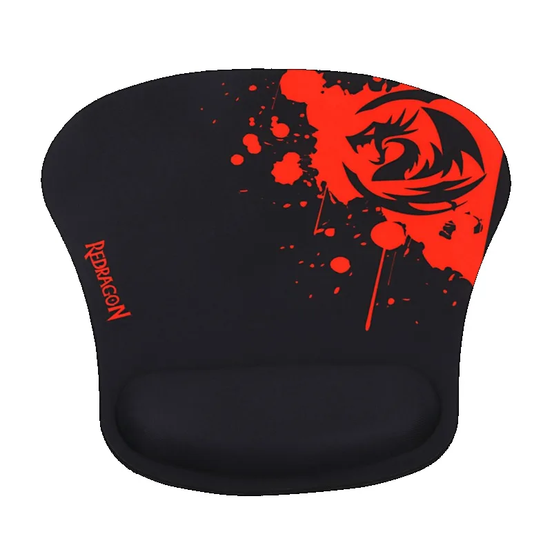 Redragon Ergonomic Mouse Pad With Wrist Rest Support Non‑Slip Rubber Base Gaming Mousepad For Computer Laptop Office Game