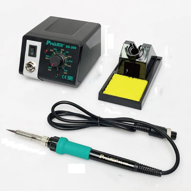 

Pro'skit Soldering iron repair welding SS-306H adjustable temperature 75W household high power soldering gun