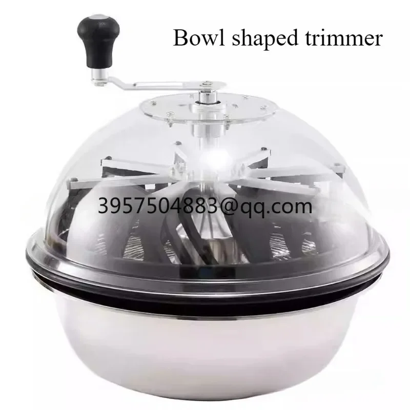 

Bowl trimmer trimmer, rotary cutting plant bud trimmer