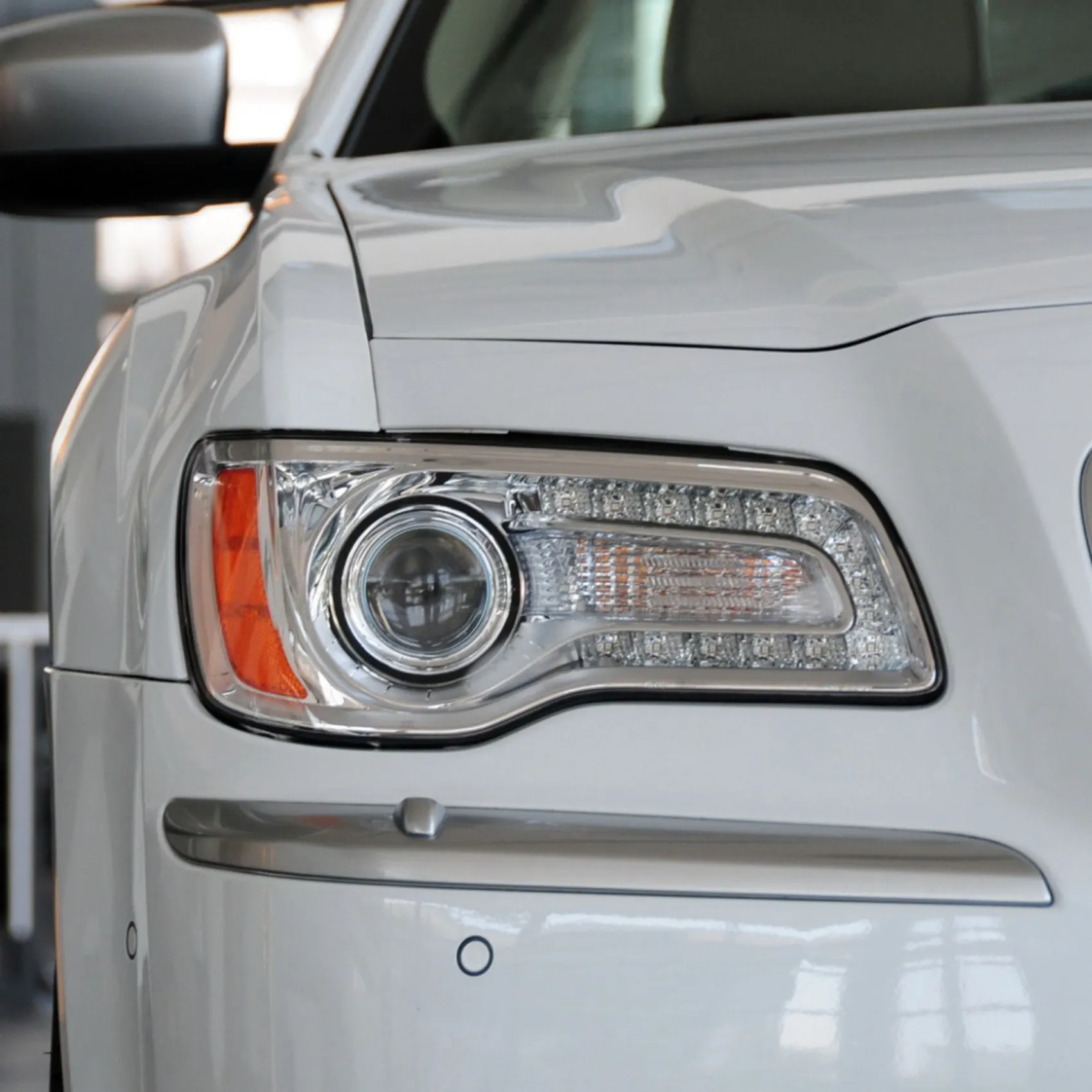 

Цельный абажур для фар, прозрачная крышка фары для Chrysler 300C 2011-2021, правая