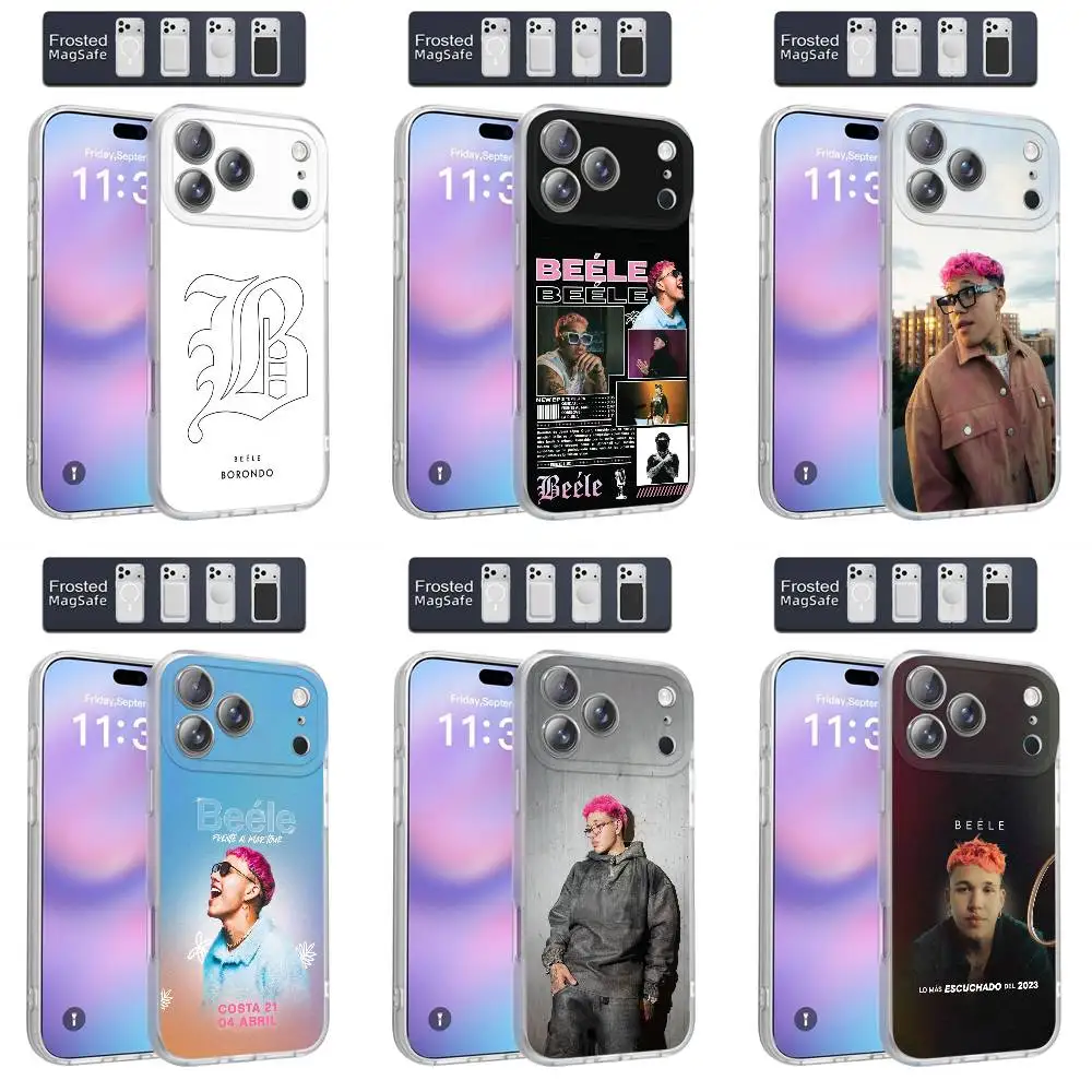 

B-Beele BORONDO Phone Case For iPhone 11,12,15,14,13,17,16,Pro,Plus,E,Max,Air,Mini Magnetic Magsafe Frosted Clear
