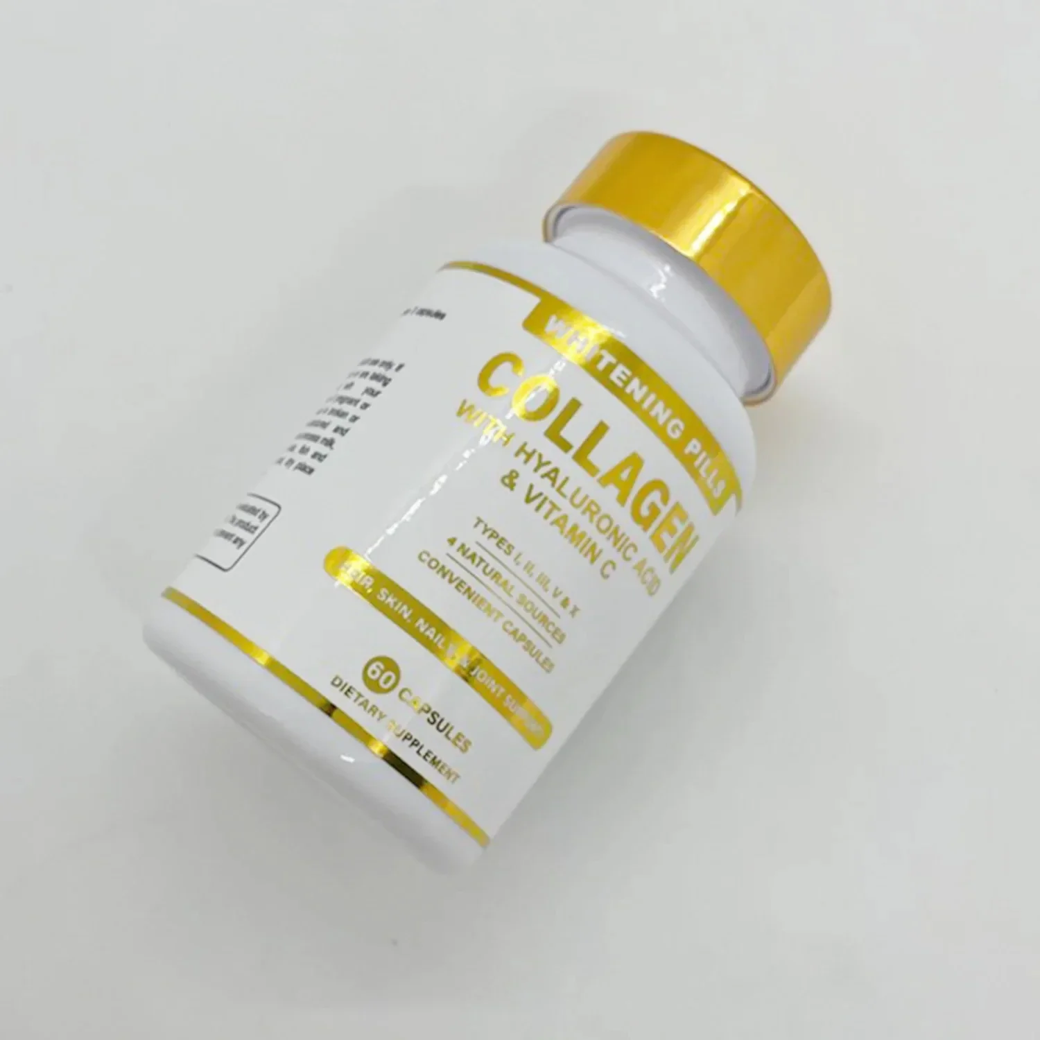 2 bottles of skin collagen capsules enhance immunity, improve skin health and brighten up