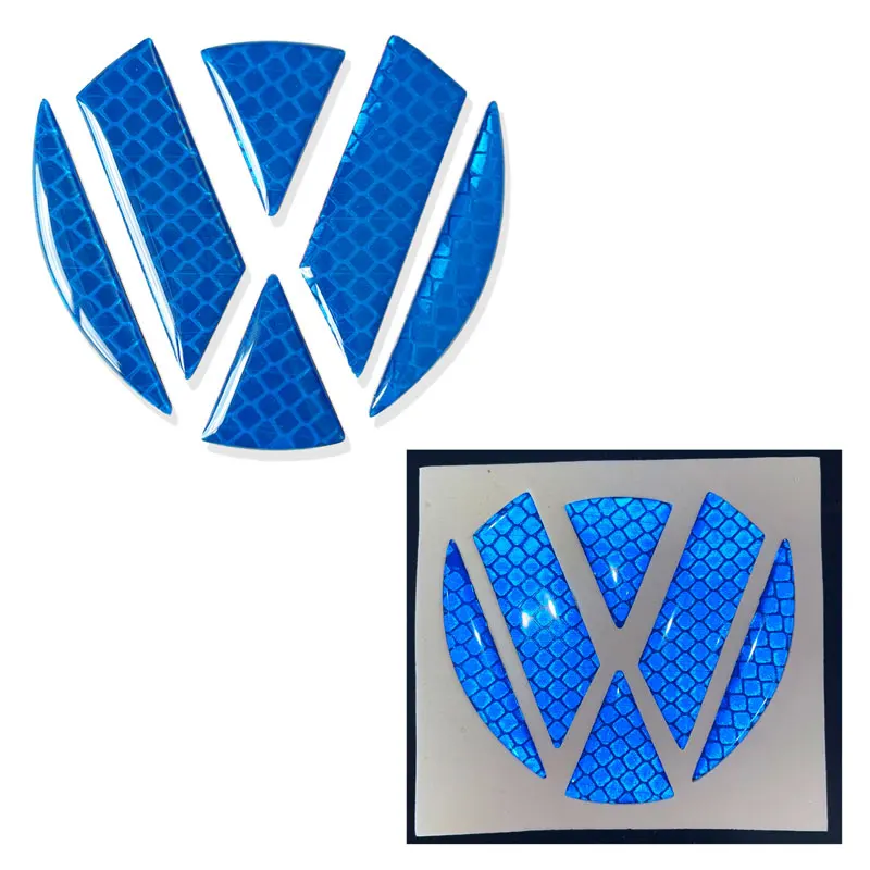 Car Accessories Reflective Warning Sticker Car Tail Trunk Lid Emblem Decal Decor For Golf 5 6 7 Sagitar CC Tiguan Polo Passat B5