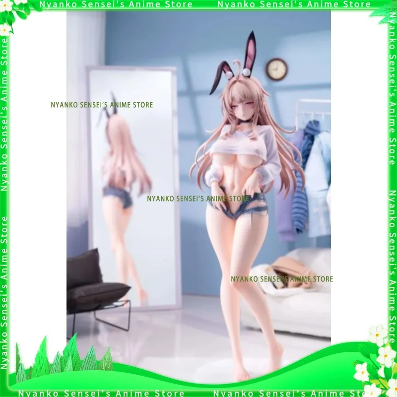 재고 있음 RABI 다른 세계의 엘프 소녀 1/4 섹시한 토끼 소녀 애니메이션 피규어 모델 장난감 인형 장식품 Collectible