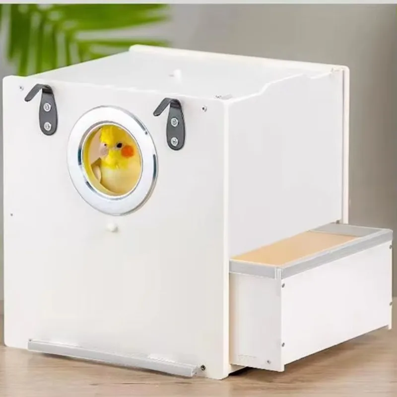Solid environmental protection parrot breeding box PVC acrylic transparent observation drawer Bird's nest egg incubator
