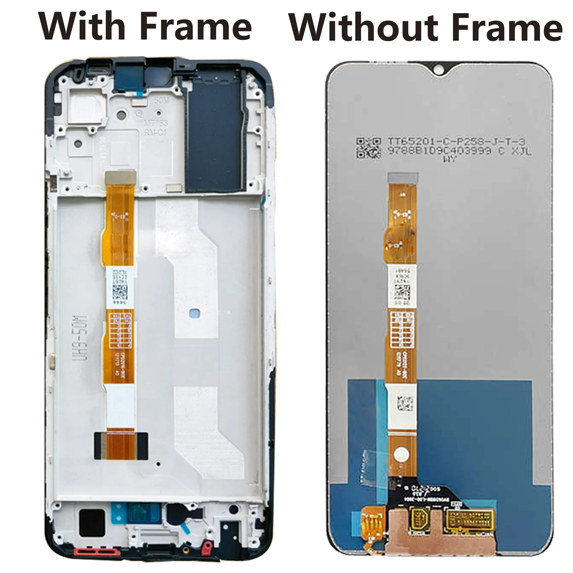 Original For Vivo Y21 Mobile Phone Repair Parts LCD Display V2111 Full With Frame Touch Screen Digitizer Assembly Replacement