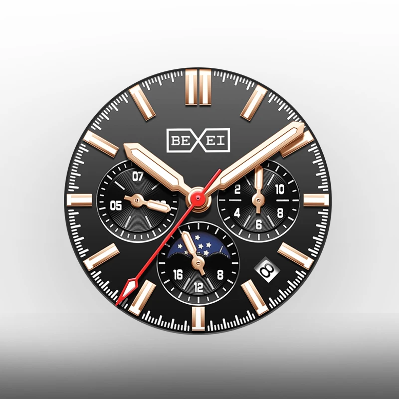 BEXEI 9213 Diving watch Captain Cook Automatic movement mechanical men\'s calendar week Month Dial 5ATM  wrist watch news